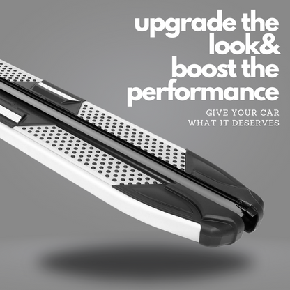 Erkul 5.2" Running Boards for Toyota Highlander 2014-2019- 350 lb - Silver