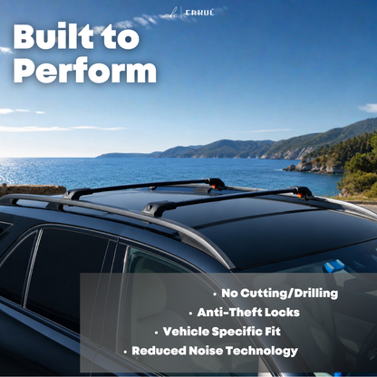 ERKUL Roof Rack Crossbars For MERCEDES-BENZ E-CLASS 2011-2016