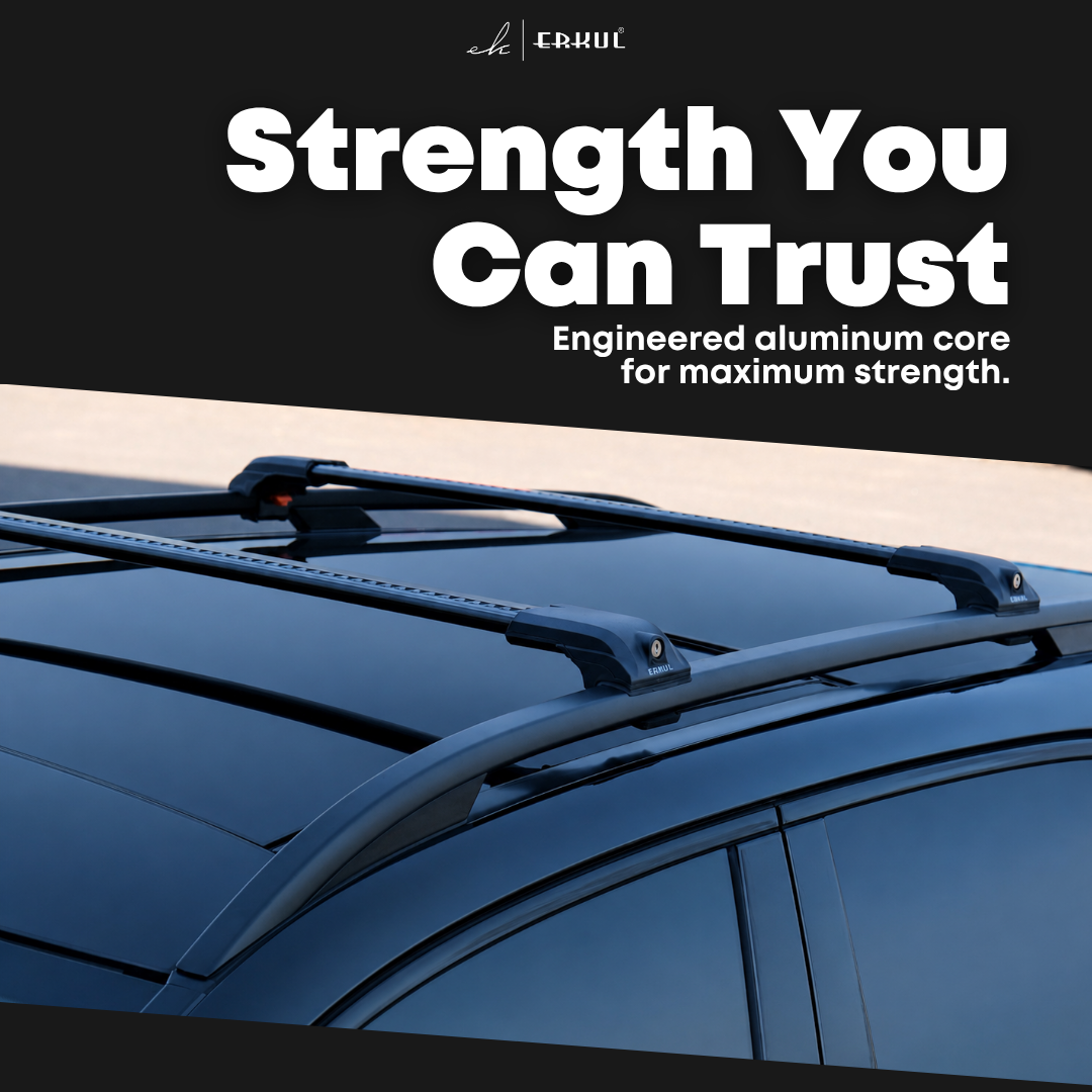 Roof Rack Crossbars for Subaru Forester 2014-2024 - Black