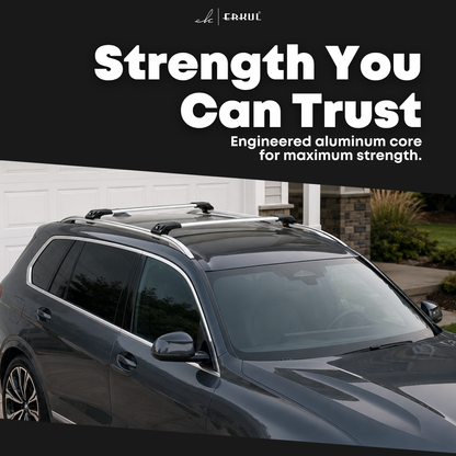 Roof Rack Crossbars for Chevrolet Traverse 2018-2023 - Silver