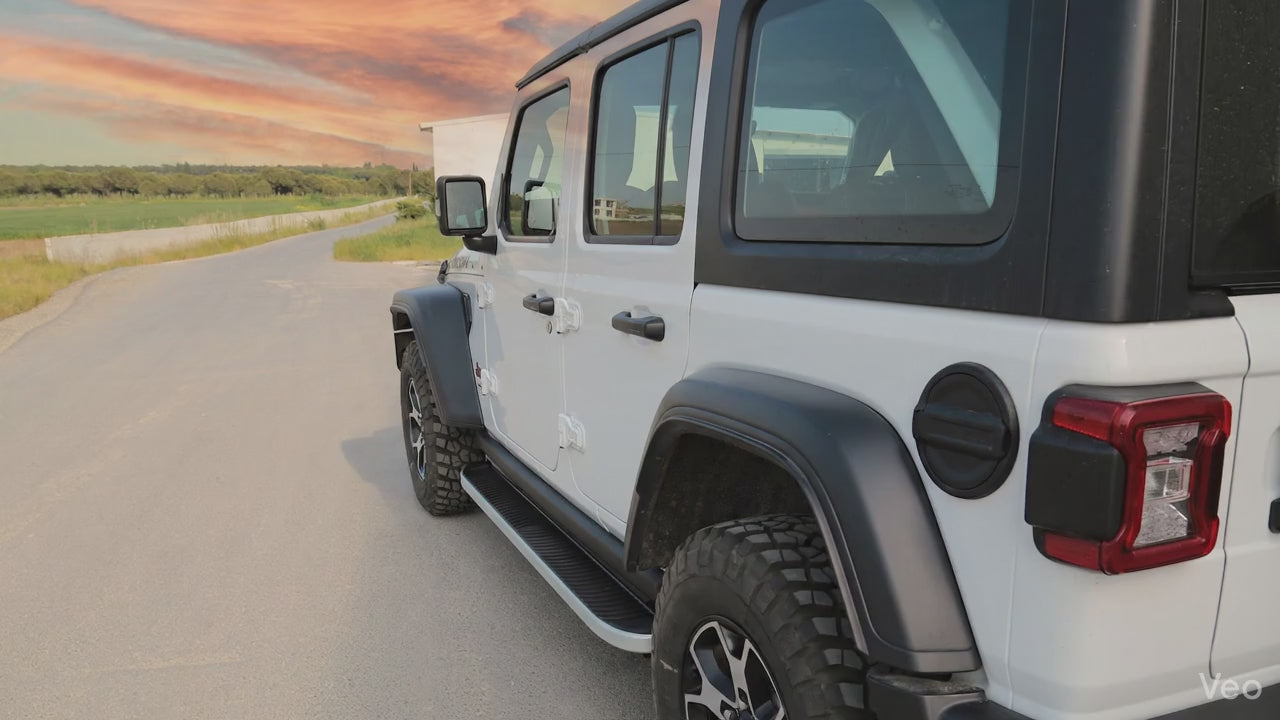 Load video: Elevated Style, Effortless Entry: The Perfect Running Boards.