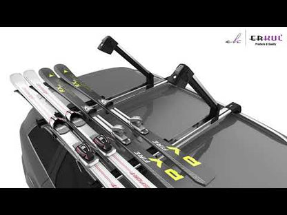 Erkul Ski Snowboard Rack 6 Skis or 4 Boards | Erkul Auto