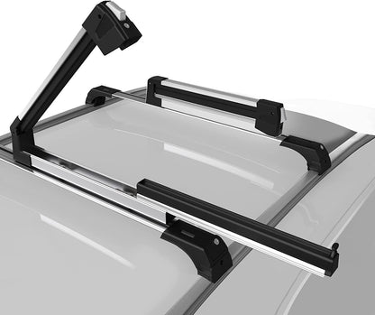 OPEN-BOX | ERKUL Universal Ski Rack & Snowboard for Car Roof Fits All Crossbars
